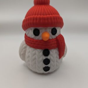 Knitted Snowman Decor