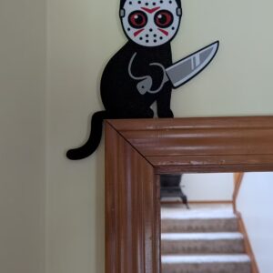 Murder Cat Door Frame Decor